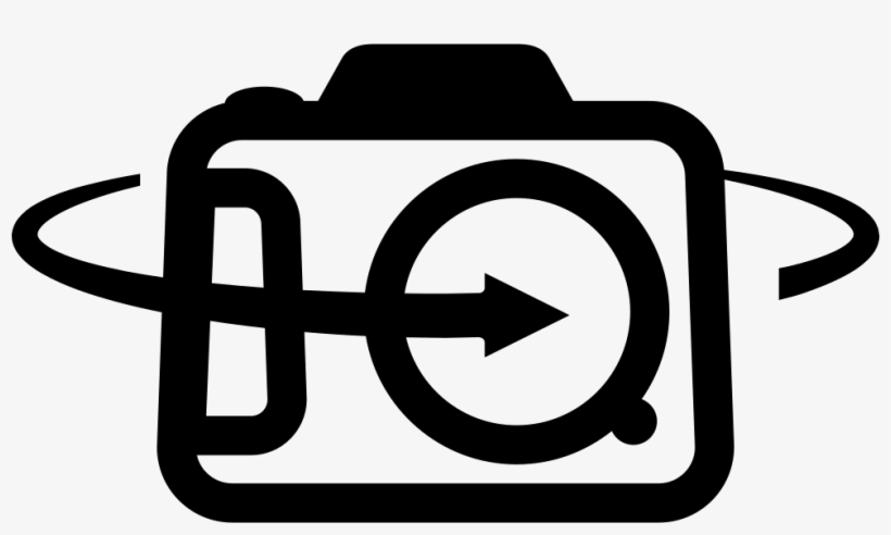 Photo Camera With Rotating Arrow Comments - Camera, transparent png download