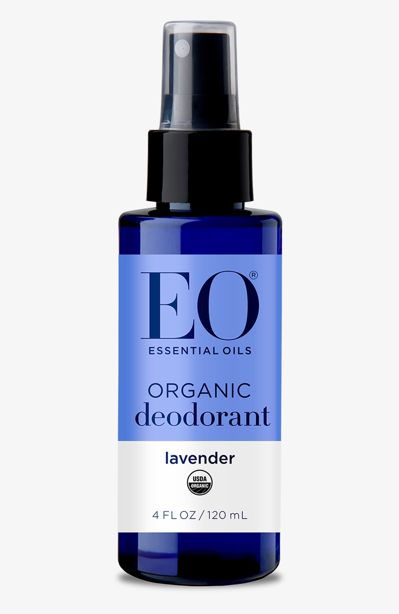 Eo Organic Deodorant Spray Lavender - Eo Organic Deodorant, Lavender - 4 Fl Oz Spray, transparent png download