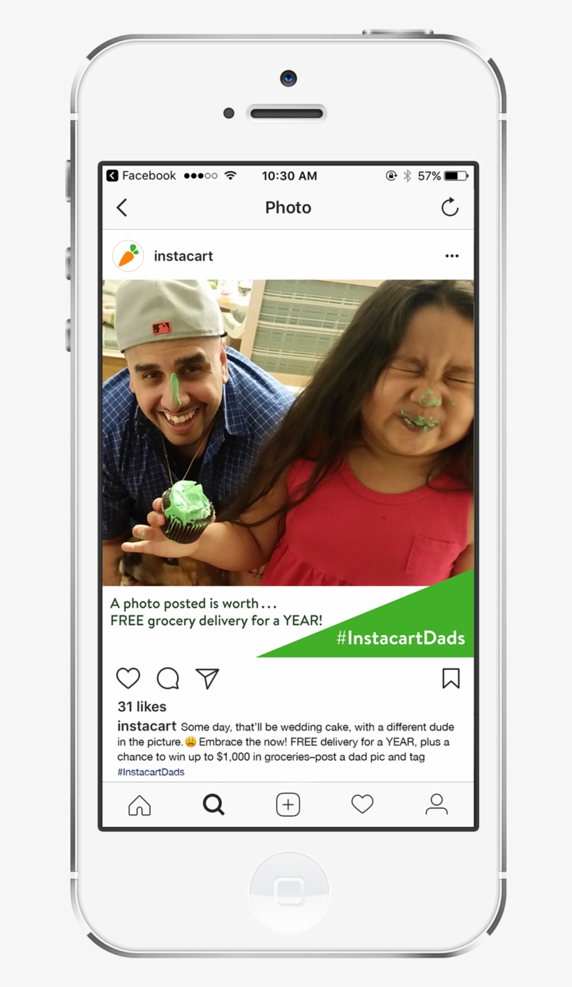 Instacartdads Shoppermockup, transparent png download