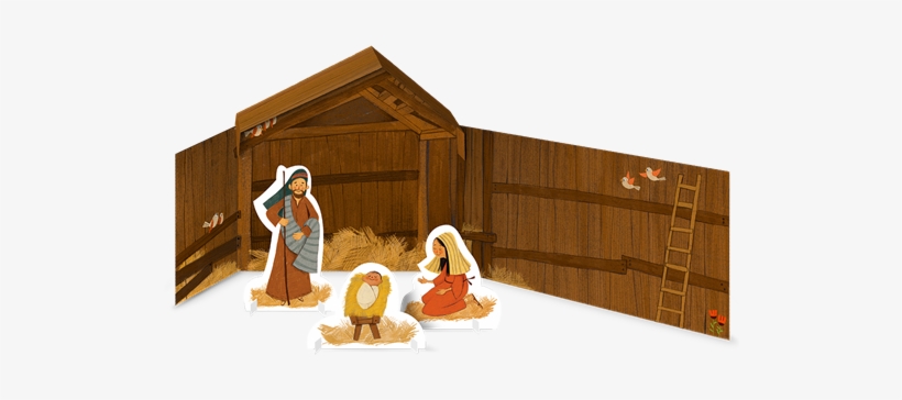 A Build-it Yourself Nativity Scene & Advent Calendar - Plywood, transparent png download