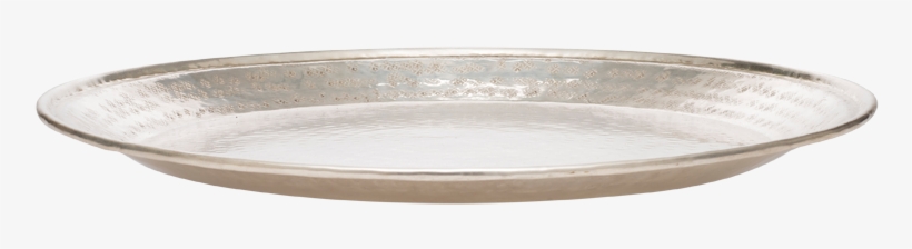 Gava Antique Silver Plated Round Tray - Ceramic, transparent png download
