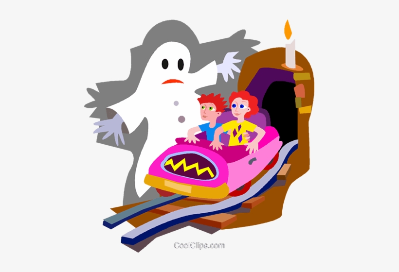 Haunted House Ride - Haunted House Ride Cartoon, transparent png download