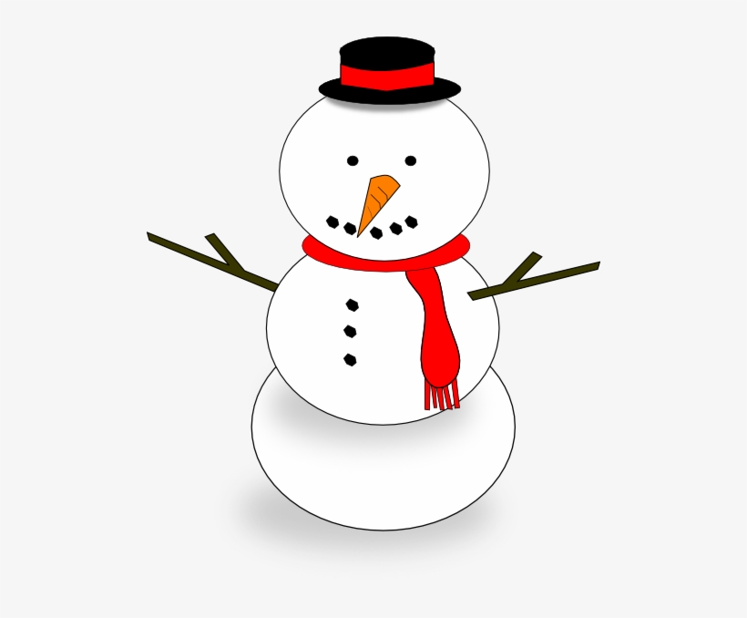 Snowman Clip Art At Clker Com Vector Clip Art Online - Muñeco De Nieve De Plastilina, transparent png download