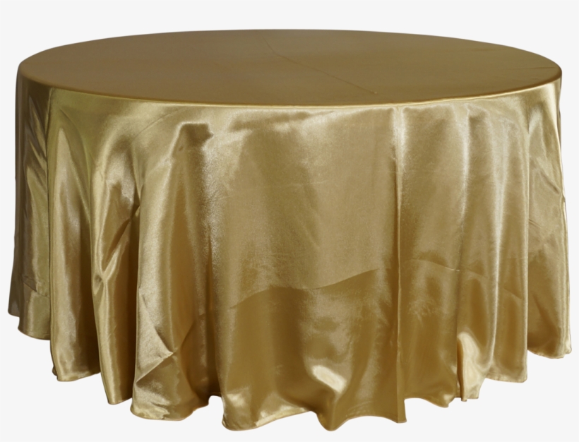 Economy Shiny Satin 132" Round Tablecloth - Tablecloth, transparent png download