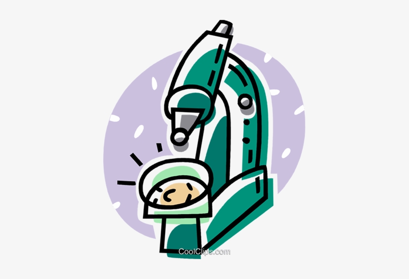 Microscope Looking At Microorganisms Royalty Free Vector - Microorganisms, transparent png download