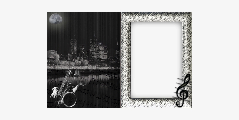 Night City Melody - Transparent Night Frames Png, transparent png download
