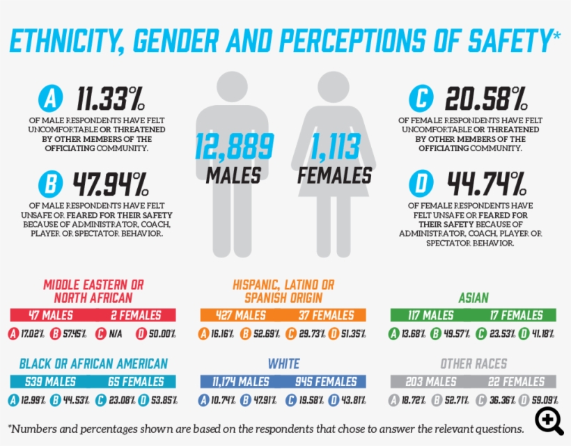 Survey Ethnicity Gender Perception Of Safety Zoom - Perception, transparent png download