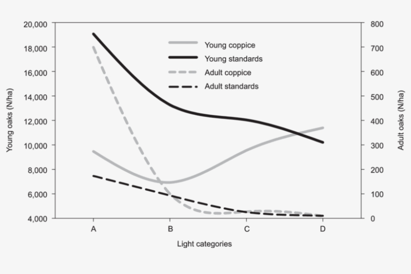 Number Of Individuals In Every Light Category - Plot, transparent png download