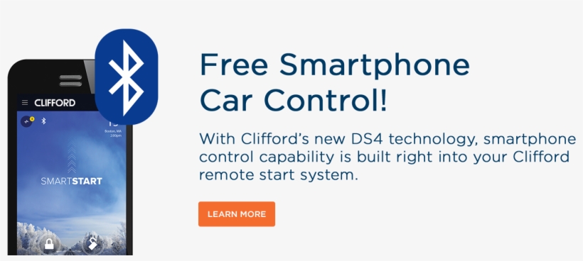 Free Smartphone Car Control With Clifford's New Ds4 - Bluetooth, transparent png download