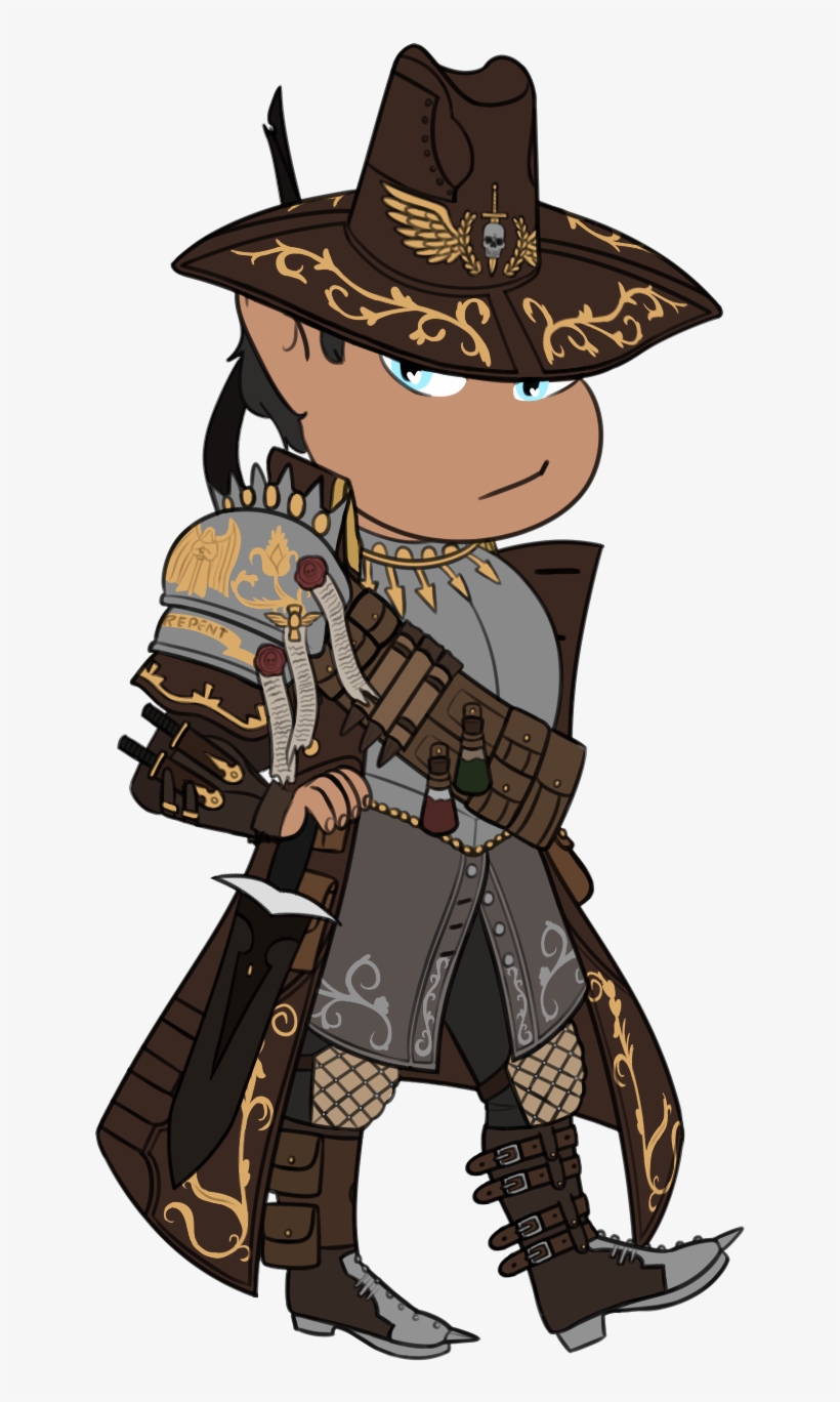 [art] Mahir Rockfoot, The Vampire Hunting Halfling - Witch Hunter Dnd, transparent png download