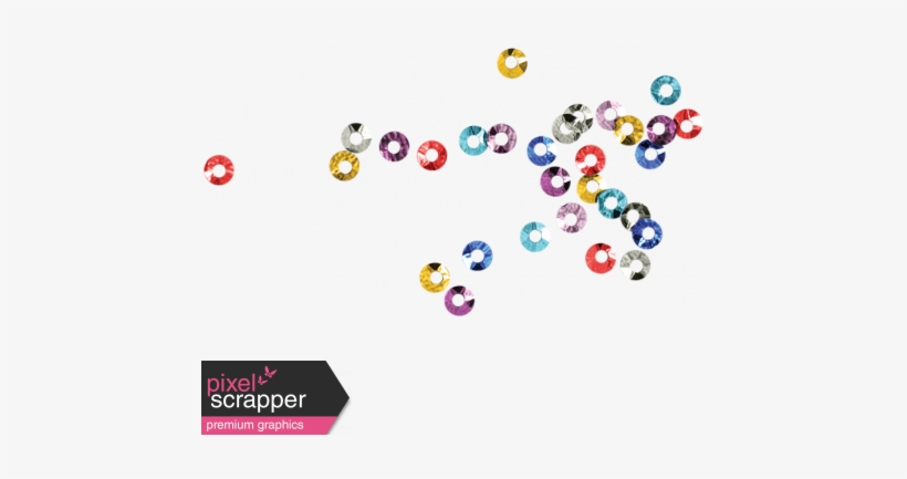 Good Vibes - Sequins - Digital Scrapbooking, transparent png download