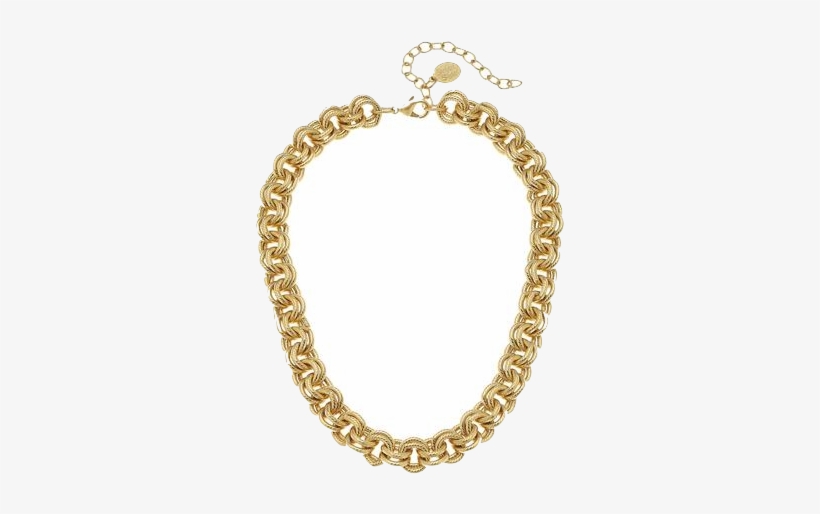 Susan Shaw Handcast Gold Chain Necklace - Tire Tread Circle Png, transparent png download