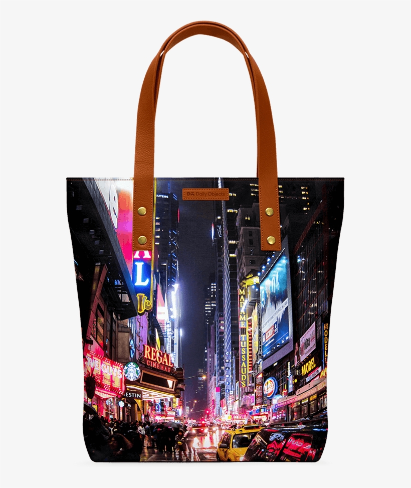 Dailyobjects New York City Night Classic Tote Bag Buy - Society6 New York City Night Wall Tapestry Medium:, transparent png download