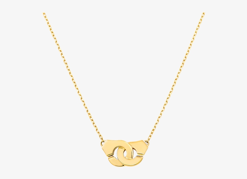 Menottes Dinh Van R8 Necklace - Dinh Van Hearts Necklace, transparent png download