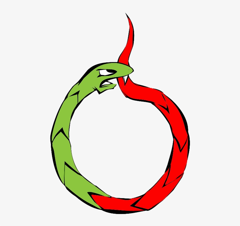 This Ouroborus Is From The Invisible Man - Invisible Man Series Tattoo, transparent png download