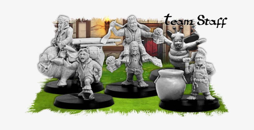 Halfling Team Staff - Iron, transparent png download