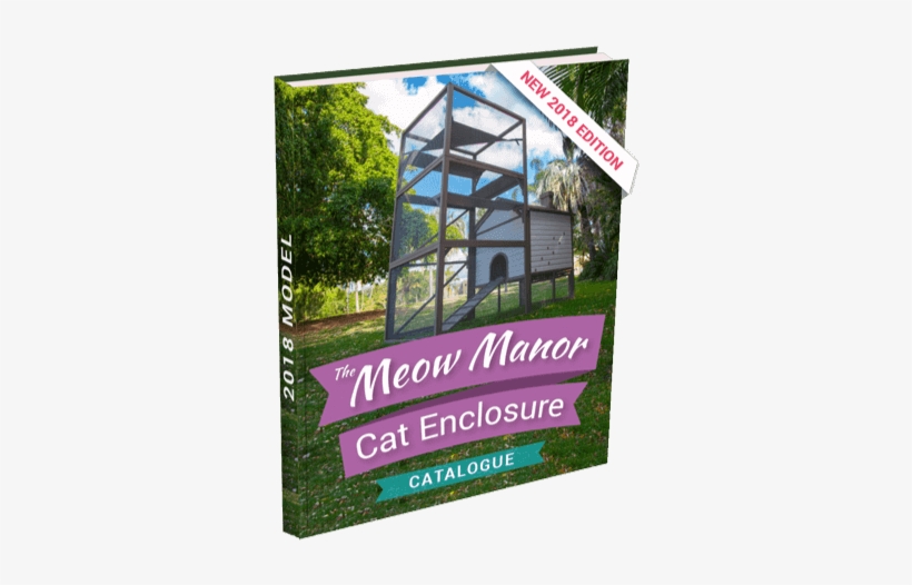 Download Brochure Download Brochure - Meow Manor Cat Enclosure, transparent png download