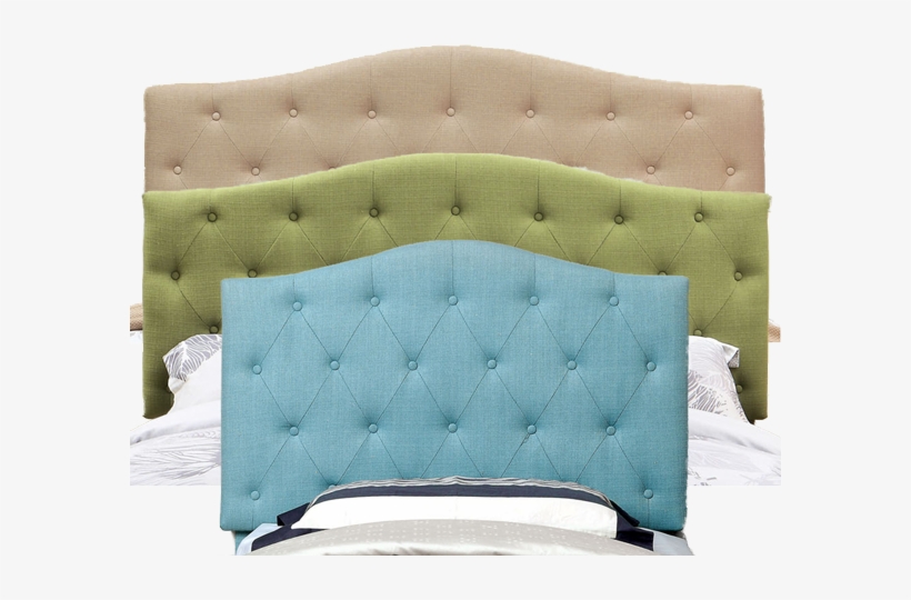 Alipaz Headboard Collection - Alipaz Blue Flax Fabric Twin Size Headboard, transparent png download