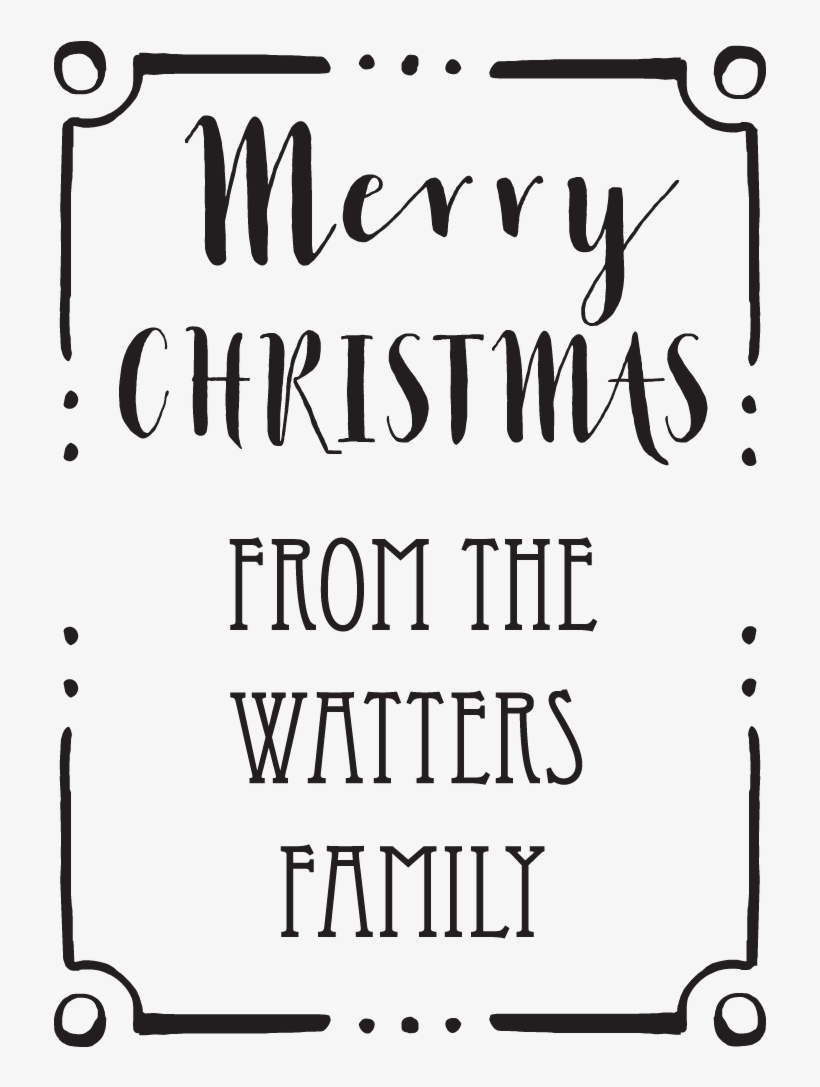 Merry Christmas Border Stamp - Lifted From The Waters By Culpepper Webb 9780979518720, transparent png download