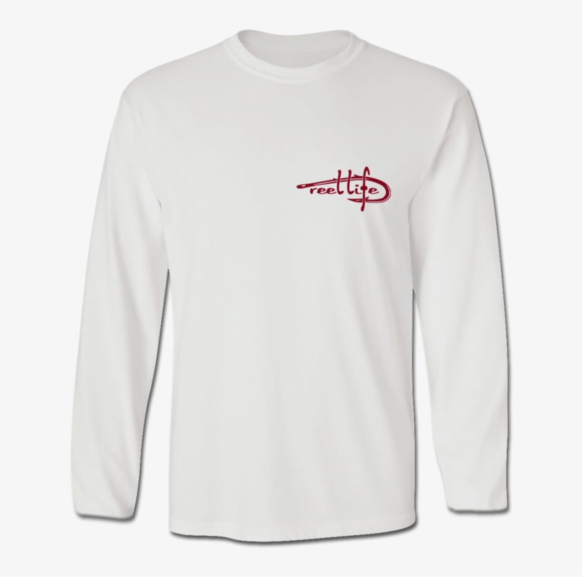Men's Waterman Usa Flag Red Snapper Performance Long - Hanes Cool Dri Performance Men's Long-sleeve T-shirt, transparent png download
