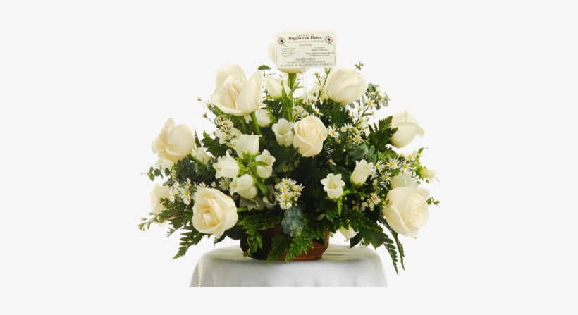 Diseño Floral Pequeño En Flores Blancas - Flower, transparent png download