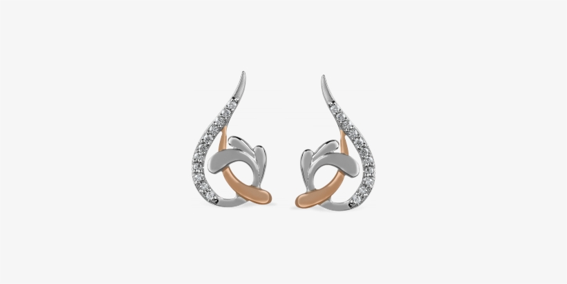 Platinum Canberra Stud Earring - Earring, transparent png download