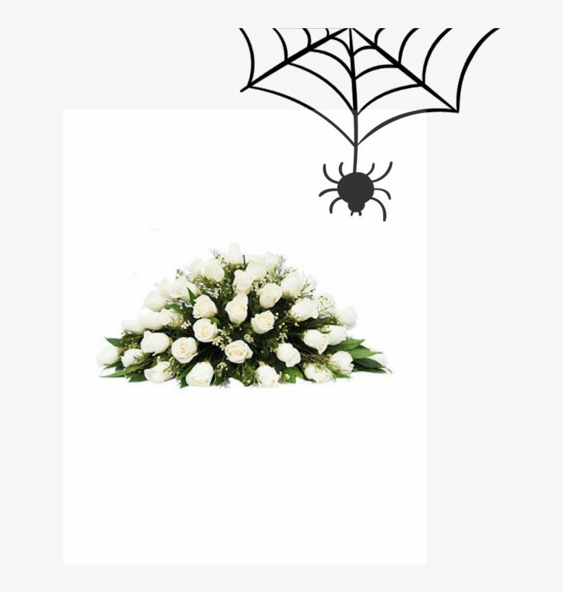 Arreglo Rosas Blancas - Arreglo Floral Con Base Ovalada, transparent png download