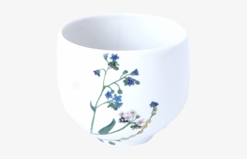 Teacup Squat Vintage Botanical - Cup, transparent png download