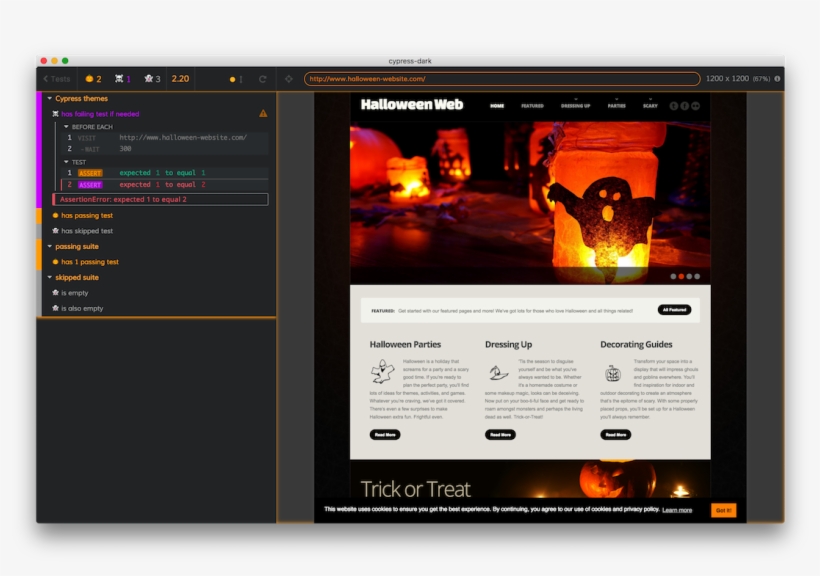 When Cypress Executes Your End To End Tests, The Application - Cypress, transparent png download