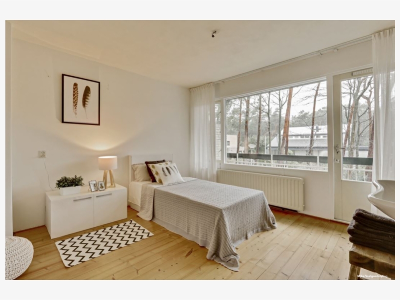 Cardboard Single Bed With Headboard - Bedroom, transparent png download