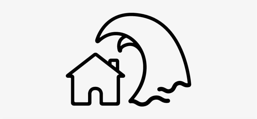 Tsunami Wave Vector - Icono De Tsunami, transparent png download