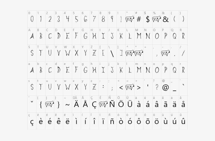 Handwriting Exploding Sheep Example Exploding Sheep - Aliens Font, transparent png download