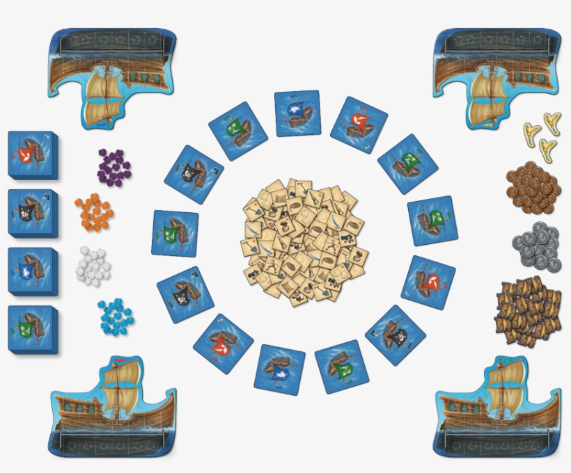 In Anchors Aweigh Players Have Ships With Cargo Holds - Anchors Aweigh Board Game, transparent png download