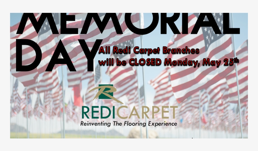 2015 Redi Carpet Memorial Day - Poster, transparent png download