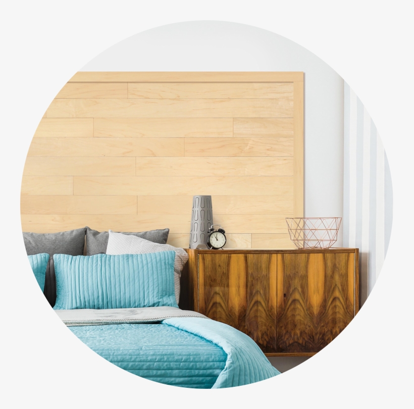 Headboard - Forest Natural Maple Wall Panels, transparent png download