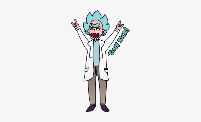 🌙transparent Tiny Rick For Your Blog🌙 Will Probably - Cartoon, transparent png download