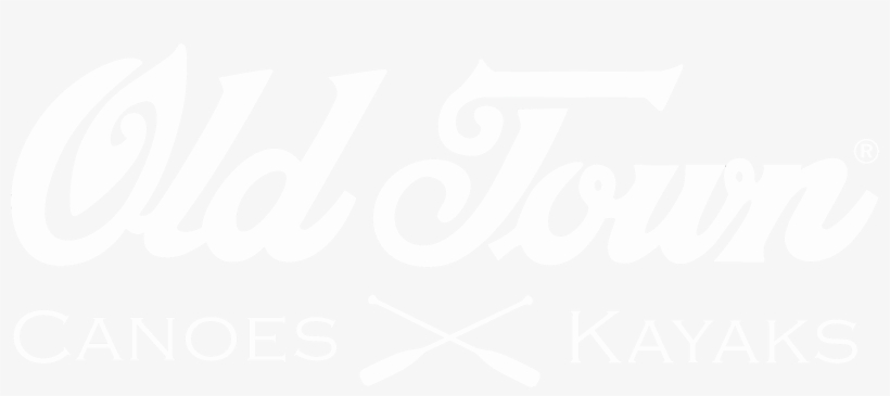 Old Town Canoes Logo White Trans - Old Town Kayak Logo, transparent png download