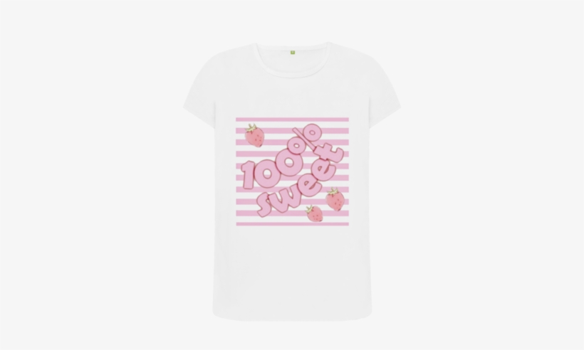 100% Sweet Tee - T-shirt, transparent png download