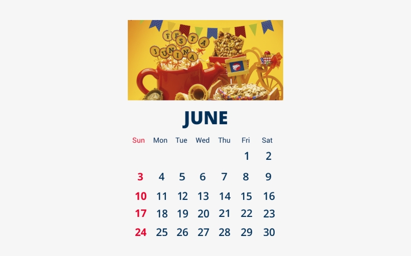 Calendário De 2018 Junho - Calendar 2011, transparent png download