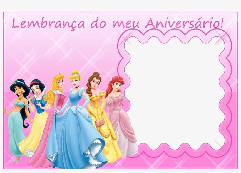 Esses Modelos São Básicos, Mais Vc Pode Adicionar O - Moldura De Fotos Das Princesas, transparent png download