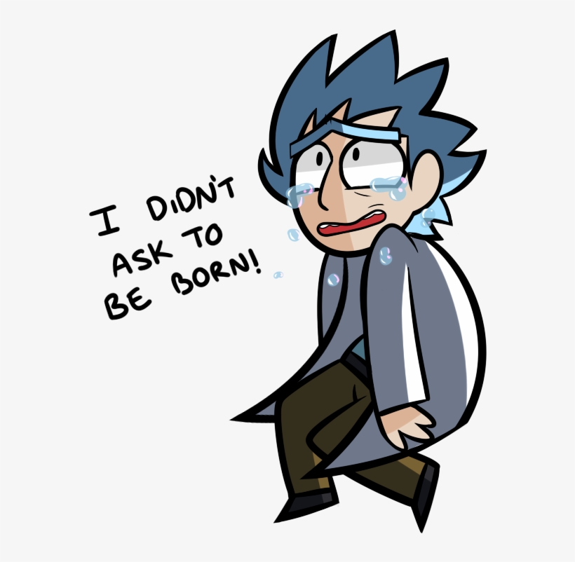 ““have A Transparent Crying Tiny Rick ” - Rick Sanchez, transparent png download