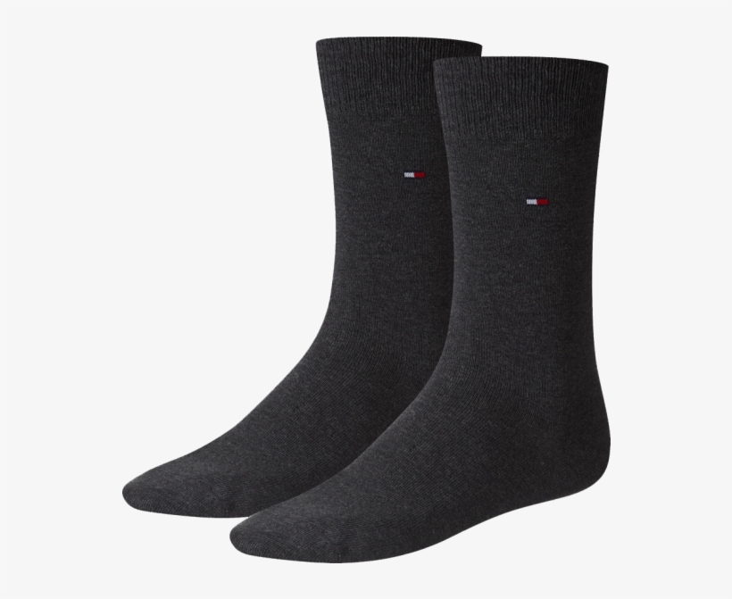 Grey Tommy Hilfiger Socks 371111 Number - Sock, transparent png download