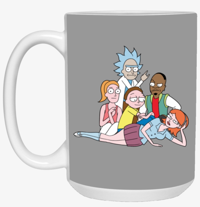 Rick And Morty Tiny Rick Club Mug Cup Gift Superdesignshirt - Set Of 4 Rick And Morty Geeky Wall Plaques Home Decor, transparent png download