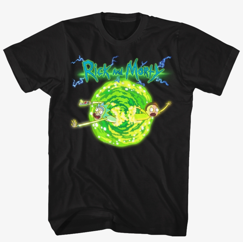 Rick & Morty Portal Glow Lightning Logo, transparent png download