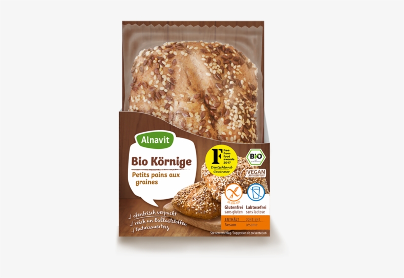 Alnavit Bio Körnige Brötchen, transparent png download