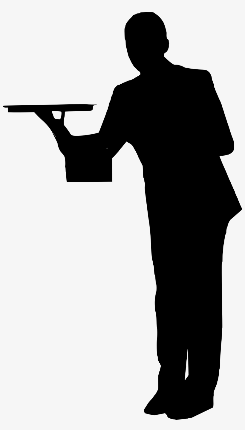 Dialogue Only, Please - Servant Butler Silhouette, transparent png download