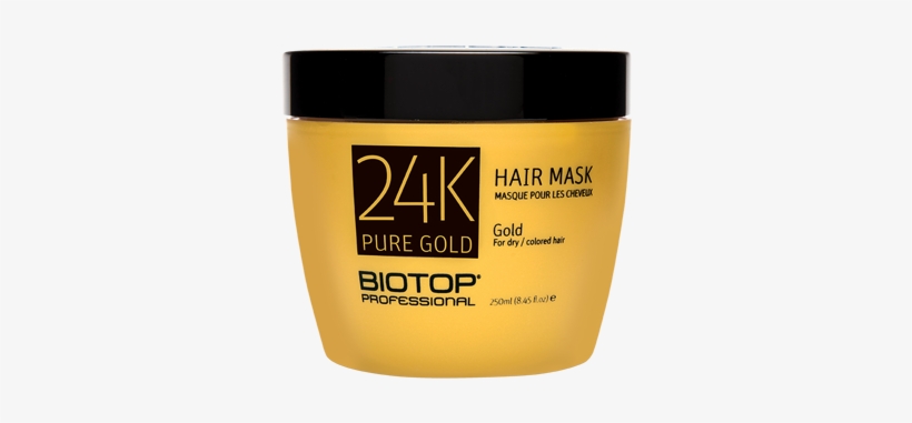24k Gold Hair Mask - Hair, transparent png download