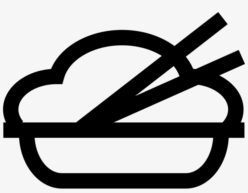 Food Oriental Plate With Chopsticks Comments - Chopsticks, transparent png download