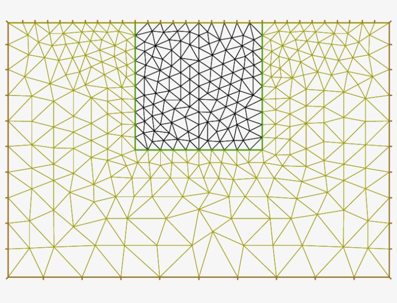 Multiple Border Ends Intersect, Generated Mesh - Motif, transparent png download