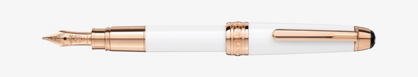 Meisterstück White Solitaire Red Gold Hommage À W - Ball Pen, transparent png download